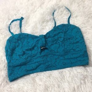 Roxy Lace Teal Bralette